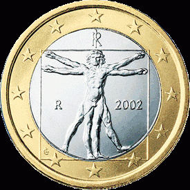 1 Euro UNC Italië
